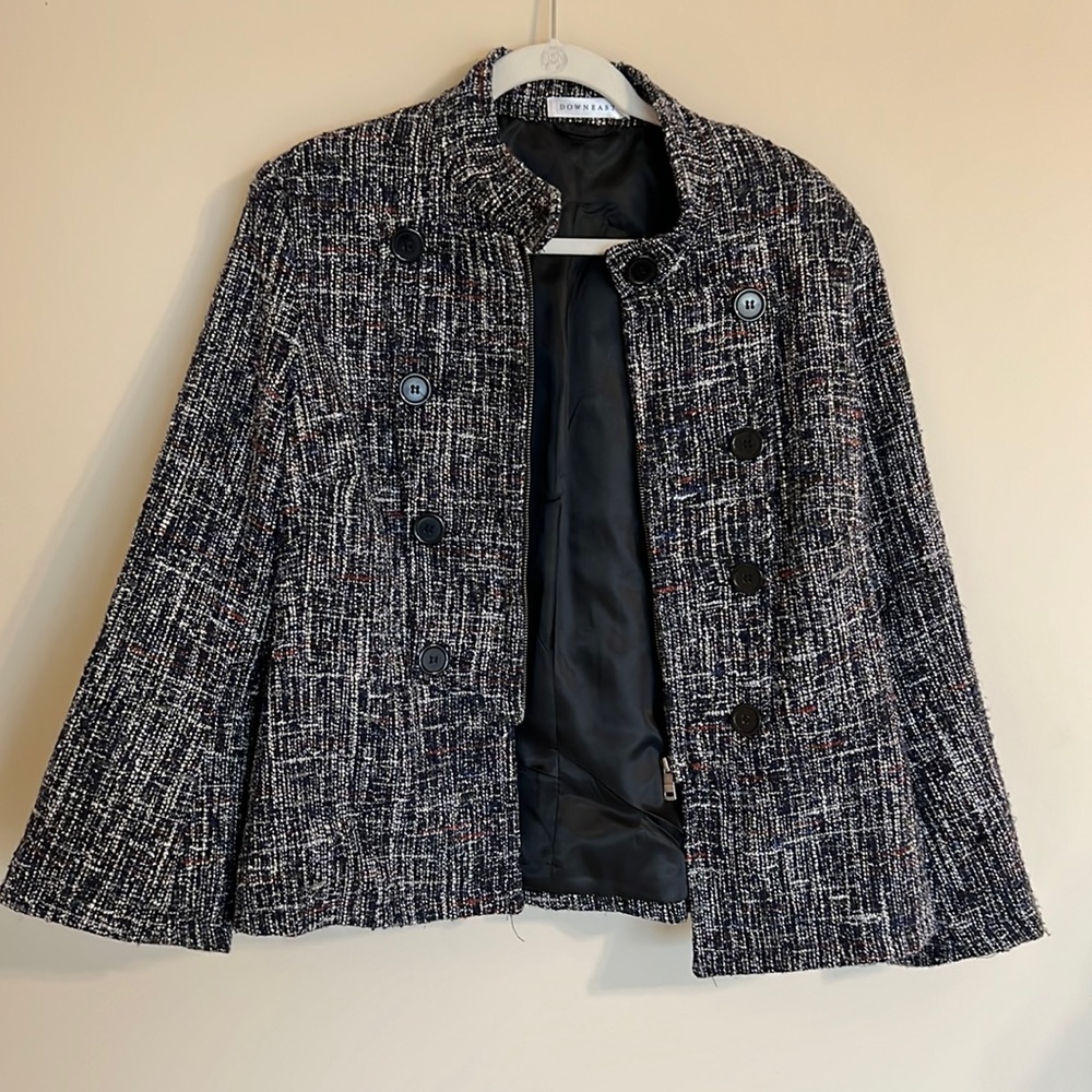 Downeast Double Breasted Bouclee Jacket